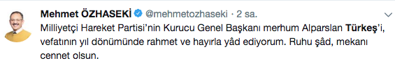 Ekrem İmamoğlu ve Mansur Yavaş'tan Alparslan Türkeş paylaşımı! - Resim: 4