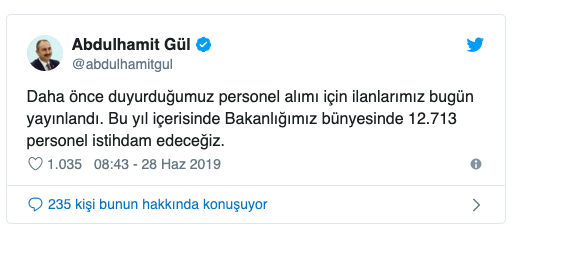 Adalet Bakanlığı personel alım başvuru ekranı 2019 - Resim: 0