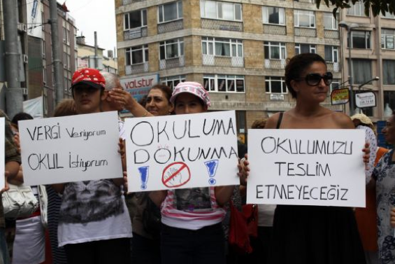'Okuluma dokunma' protestosu - Resim: 1
