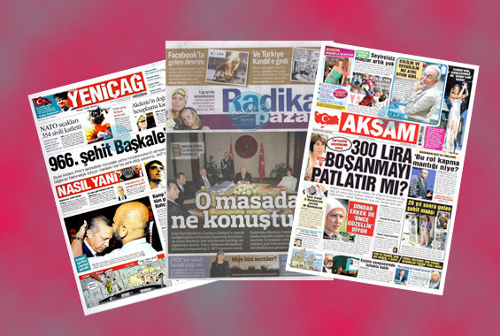 Günün en çarpıcı gazete manşetleri - Resim: 1