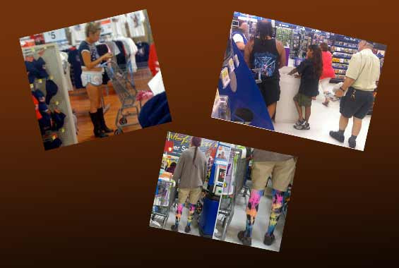 En tuhaf market müşterileri - Resim: 1