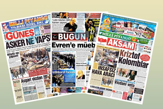 Tek tıkla günün en çarpıcı manşetleri - Resim: 1