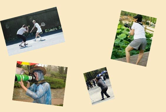 Fotoğraf çekmek için resmen kıvrandılar - Resim: 1