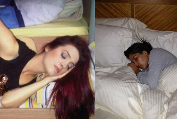 Ünlüler yatakta böyle poz verdi - Resim: 1