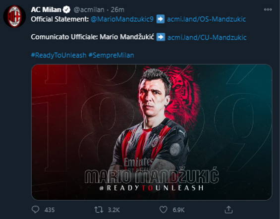 Beşiktaş'a ters köşe! Manzdukic'ten Milan'a imza - Resim: 0