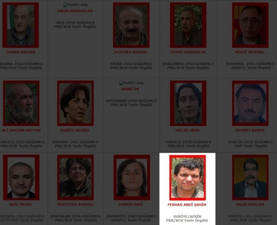 İşte YPG'li terörist Mazlum Kobani'nin 'kırmızı bülten' dosyası - Resim: 0