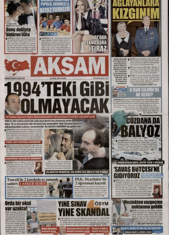 Günün gazete manşetleri - Resim: 1