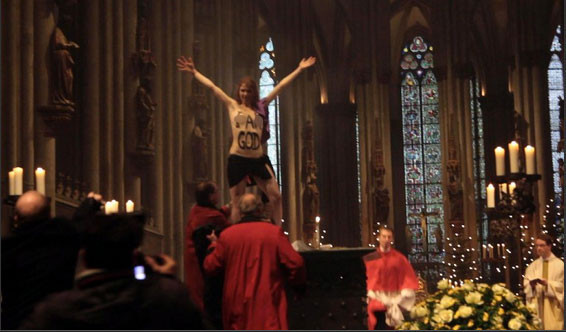 FEMEN bunu hep yapıyor! - Resim: 1