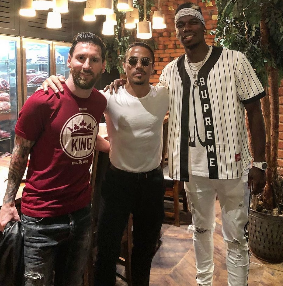 Nusret'in şovu Messi'yle Pogba'yı met etti - Resim: 1