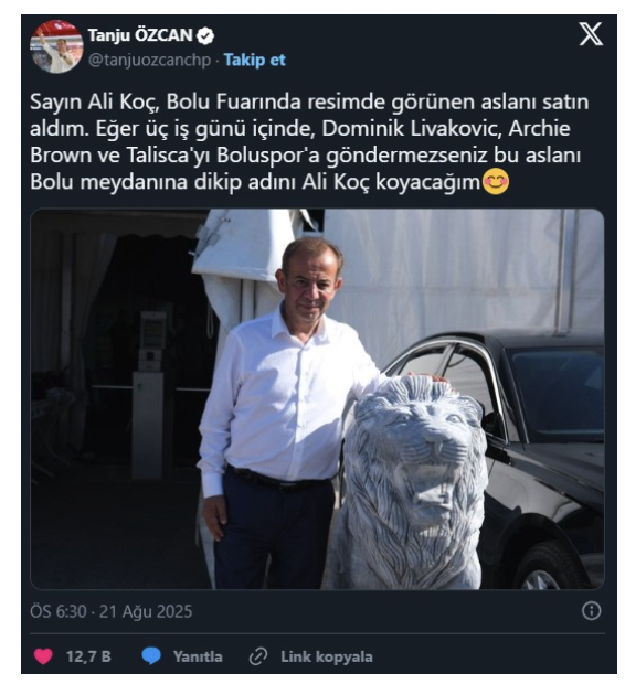 Ali Koç ile tartışmıştı! Tanju Özcan, Fenerbahçe camiasından özür diledi - Resim: 1