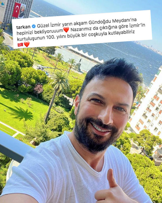 İzmir'de yarın Tarkan konseri nerede olacak? Sahne yıkılmıştı Tarkan nazar çıktı deyip duyurdu - Resim: 0