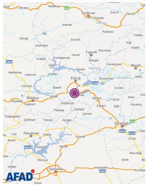 Elazığ'da deprem meydana geldi! - Resim: 0
