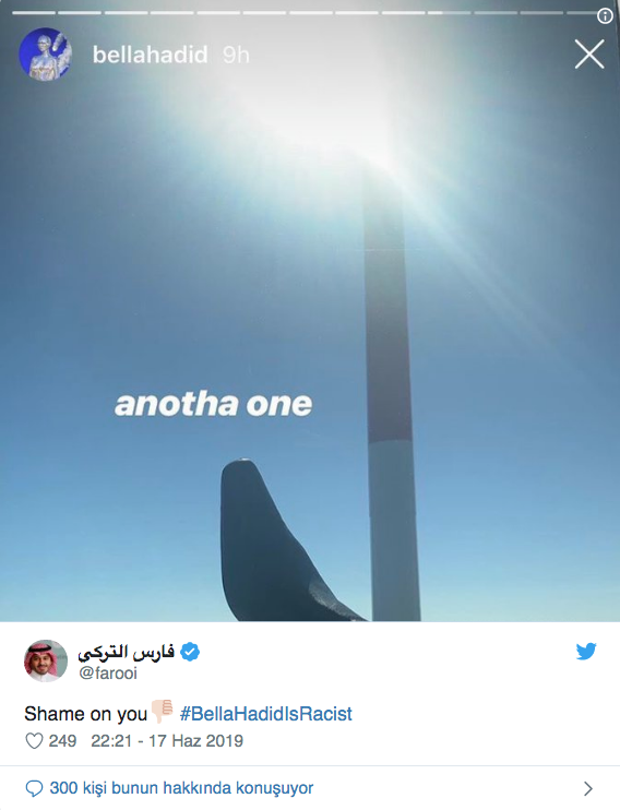 Bella Hadid tt oldu! Sosyal medya hesabından özür diledi - Resim: 2