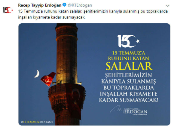 81 ildeki 90 bin camide şehitler için sela okundu - Resim: 0