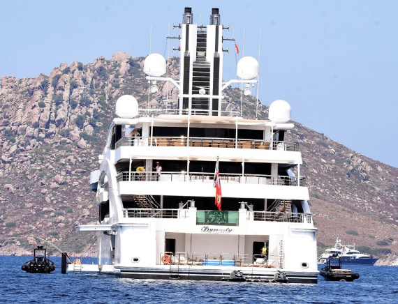 Ünlü milyarder lüks yatıyla Türkiye'de! İçinde ne ararsan var - Resim: 1