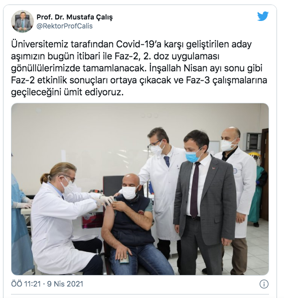 Erciyes Üniversitesi'nden yerli aşı müjdesi! Faz-2 çalışmaları bugün bitiyor - Resim: 0