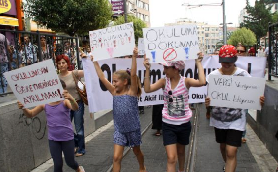 'Okuluma dokunma' protestosu - Resim: 3
