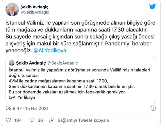 İstanbul AVM kapanış saati güncellendi 2021 AVM çalışma saatleri - Resim: 0