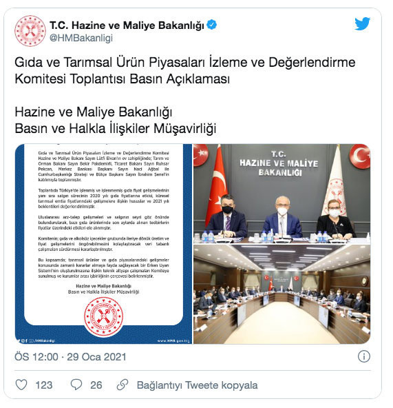 Hazine ve Maliye Bakanlığı'ndan gıda fiyatları açıklaması - Resim: 0