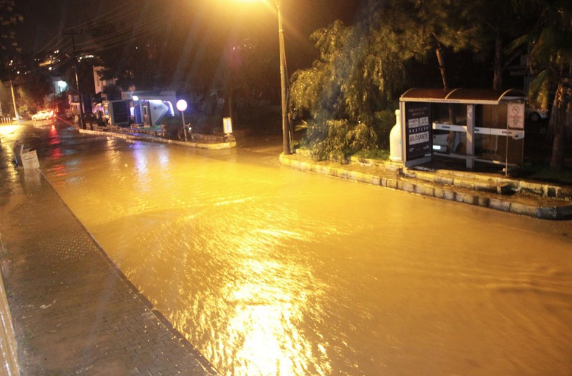 Bodrum’da dereler taştı, ağaçlar devrildi, araçlar yolda kaldı - Resim: 1