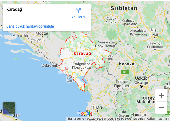 Karadağ nerede nüfusu kaç Karadağ'ın başkenti neresi? - Resim: 0