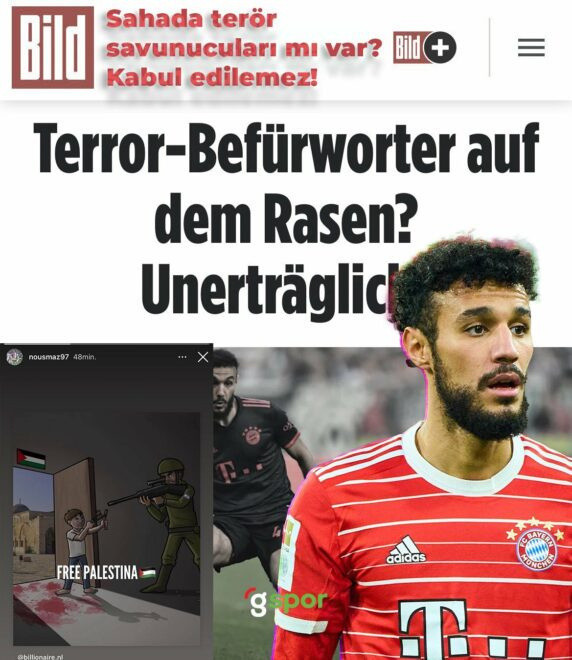 Filistin paylaşımı Almanya'da tepki çekti! Bayern Münih'in yıldızı Noussair Mazraoui’nin sınır dışı edilmesi istendi - Resim: 1