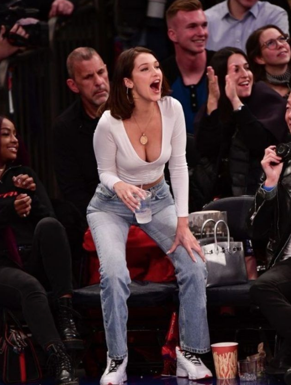 NBA'den sonra buz hokeyi maçına damga vurdu - Resim: 2