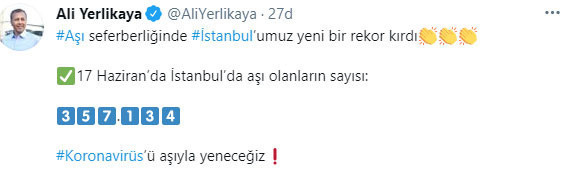 Vali Ali Yerlikaya: Aşı seferberliğinde İstanbul'umuz yeni bir rekor kırdı - Resim: 0