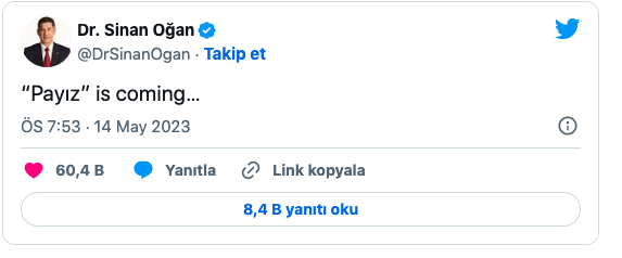 Cumhurbaşkanı adayı Sinan Oğan'dan 'Sonbahar geliyor' paylaşımı - Resim: 0