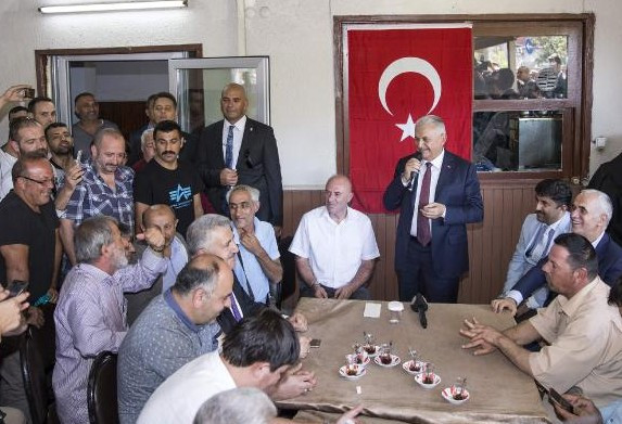 Başbakan Yıldırım'dan sürpriz ziyaret - Resim: 4