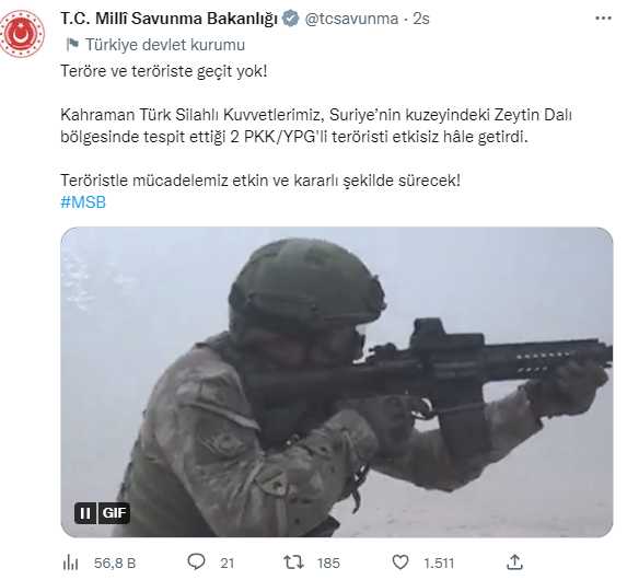 Bugün örgüte vurulan ikinci darbe! MSB, son dakika duyurdu - Resim: 1