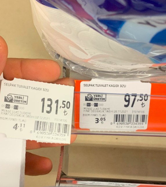 Tuvalet kağıtlarına fahiş zam! Kasım ayında 97 liraydı bakın ne oldu - Resim: 0