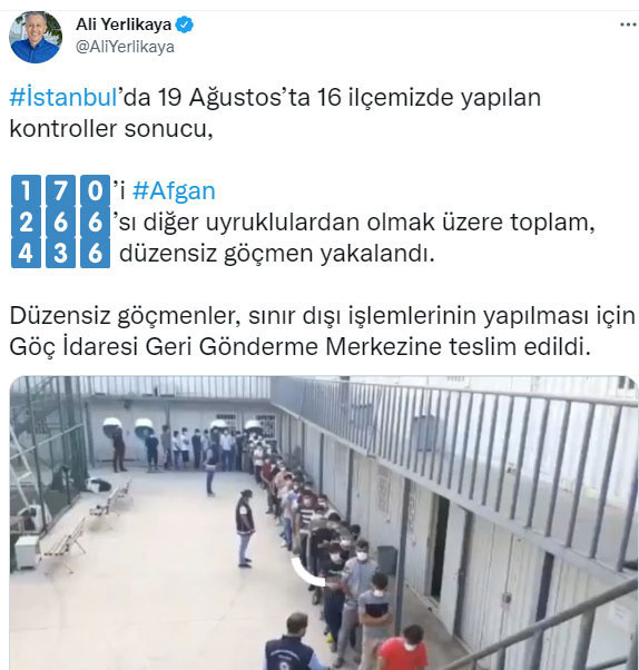 İstanbul Valisi Ali Yerlikaya duyurdu: 436 kaçak göçmen yakalandı - Resim: 0