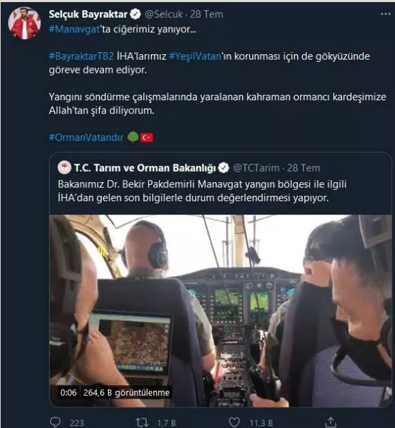 CHP 'li vekil ve Cumhuriyet Gazetesi'nden yangın üzerinden İHA iftirası - Resim: 0