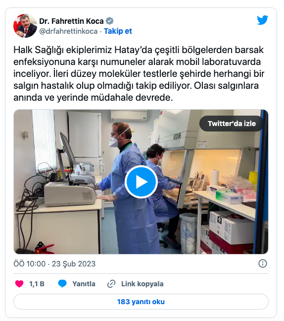 Afet bölgesinde salgın hastalık var mı? Bakan Fahrettin Koca açıkladı - Resim: 0