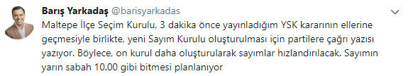 Maltepe'de sayımlar bugün bitebilir! YSK kararını verdi - Resim: 0