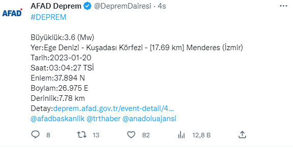Deprem oldu! AFAD şiddetini açıkladı - Resim: 0
