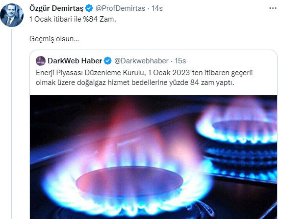 Doğalgaz abonelik ve bağlantı ücretine 1 Ocak 2023 itibariyle eşi görülmemiş zam! Bakın kaç lira oldu - Resim: 2