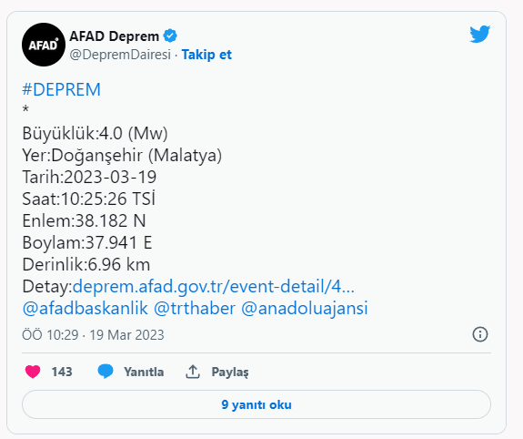 Malatya'da peş peşe deprem oldu! Çevre iller de hissetti, AFAD ve Kandilli Rasathanesi'nden açıklama - Resim: 0