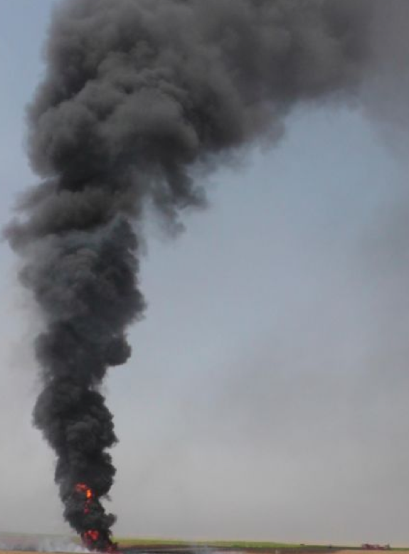 Petrol boru hattında feci patlama! - Resim: 1