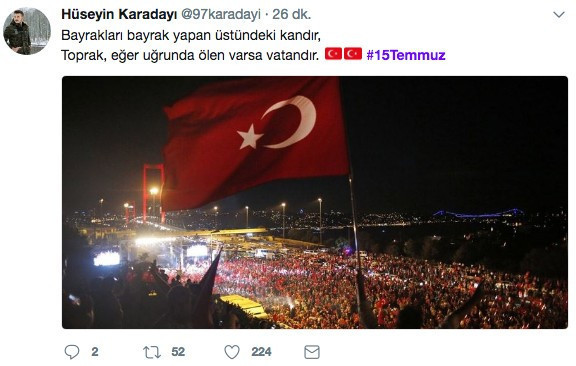 Halk 15 Temmuz'u sosyal medyada andı ortalık yıkıldı - Resim: 1