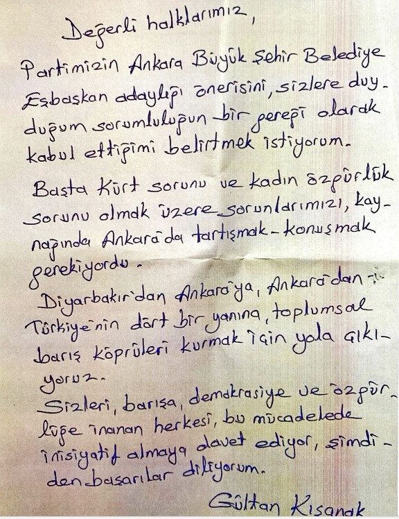 DEM Parti: CHP ile iki şehirde anlaştık! Ankara adayı hapisteki Gültan Kışanak oldu - Resim: 0