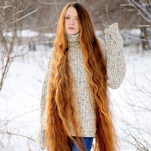 13 yıldır saçlarını kestirmiyor! Rus kadının tek bir amacı var - Resim: 4