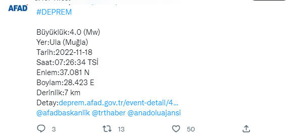Muğla fena sallandı! Panik yaratan deprem AFAD şiddetini duyurdu - Resim: 0