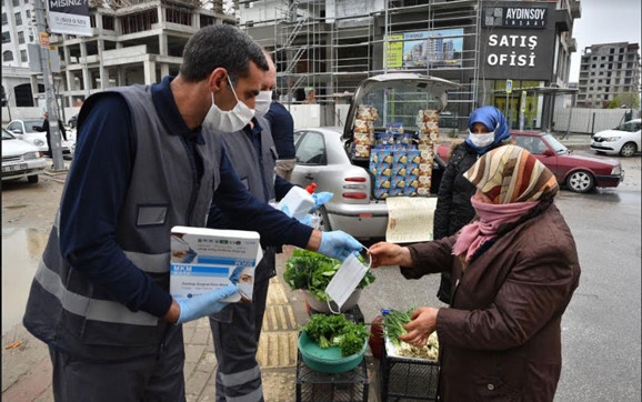 Maskeler Büyükşehir’den tedbir vatandaştan - Resim: 0