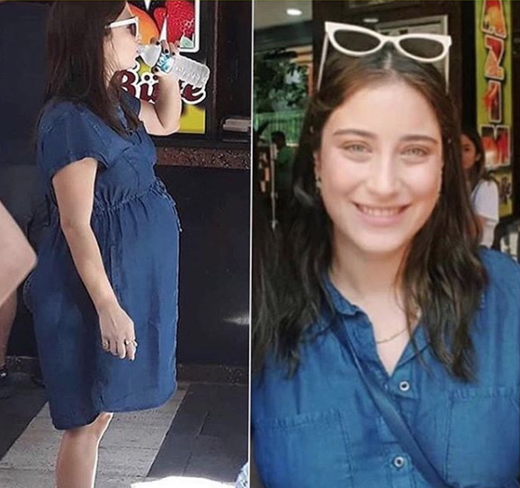 Hamileliğinin son ayına giren Hazal Kaya son görüntüsüyle şaşırttı - Resim: 2