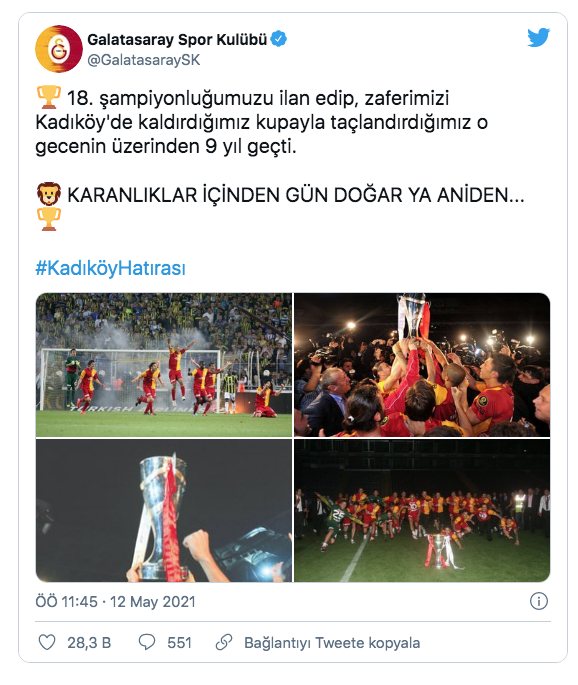 Galatasaray'dan Kadıköy paylaşımı - Resim: 0