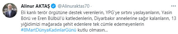 Alinur Aktaş'tan İmamoğlu'na Pervin Buldan tepkisi - Resim: 1