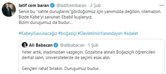 Latif Cem Baran Abdullah Gül'ün avukatlığından istifa etti! Gül cephesinde 'Boğaziçi' çatlağı - Resim: 0