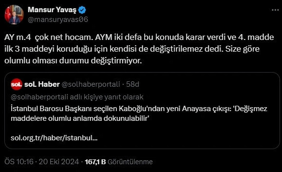 İstanbul Barosu'nun yeni başkanı İbrahim Özden Kaboğlu oldu - Resim: 0